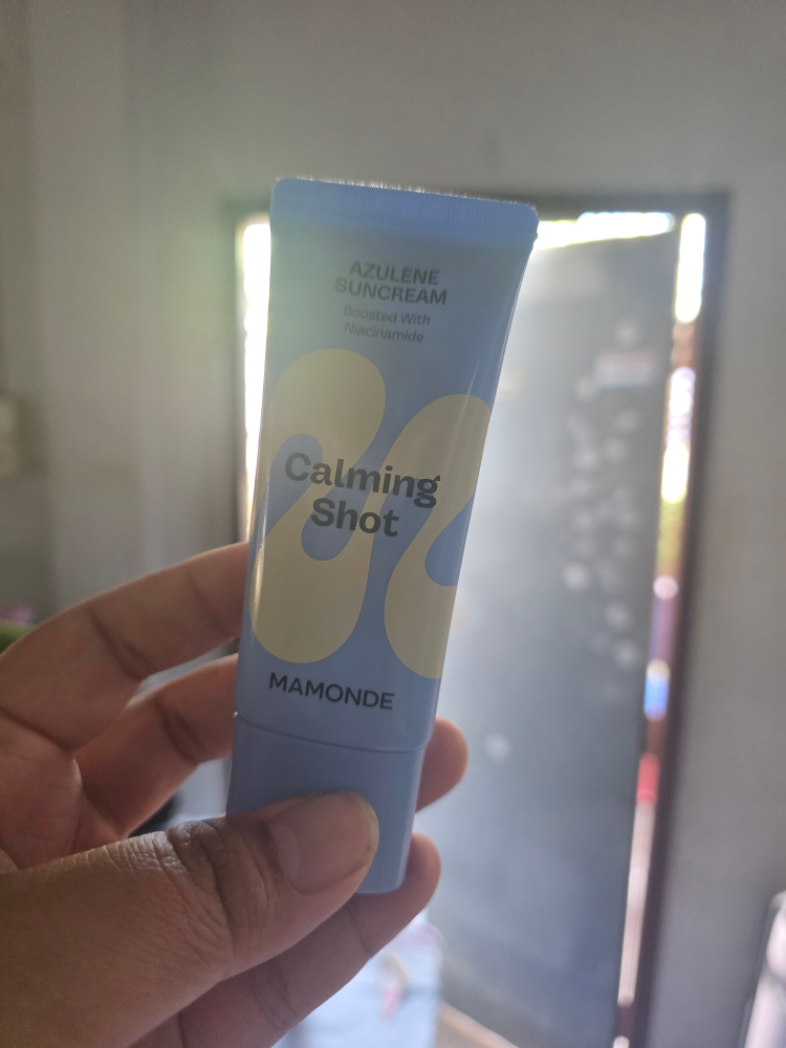 MAMONDE Calming Shot Azulen Sun Cream Spf50+Pa++++