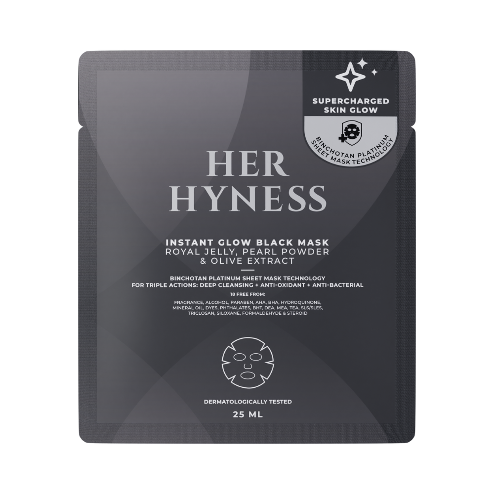 HER HYNESS Instant Glow Black Mask