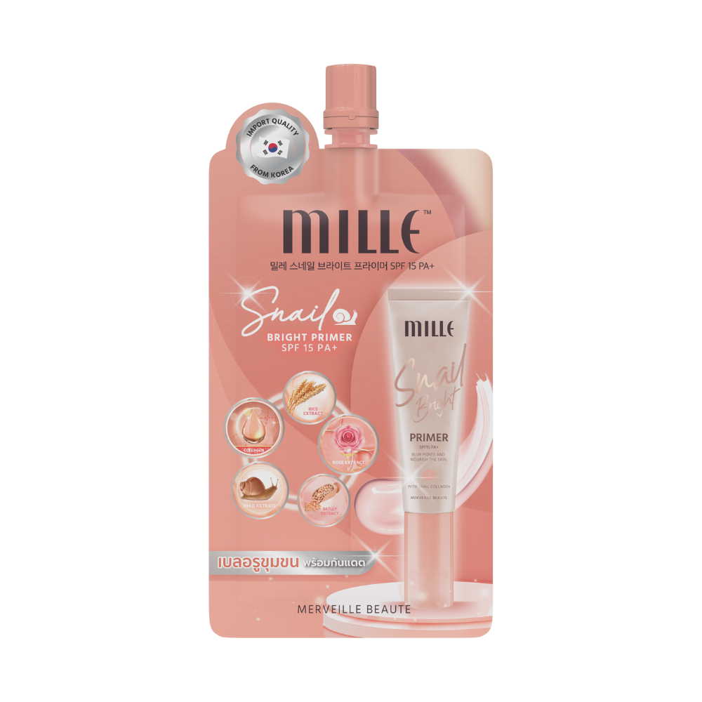 MILLE - Snail Bright Primer SPF15 PA+