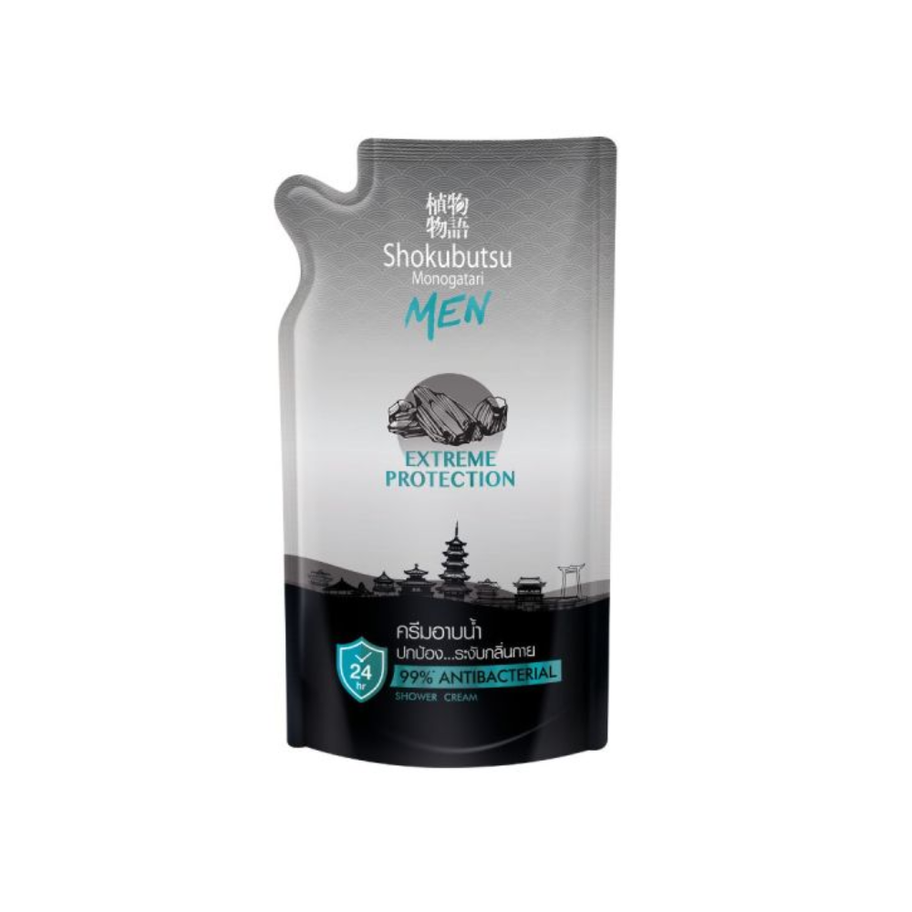 SHOKUBUTSU MONOGATARI Men Extreme Protection Shower Cream Refill