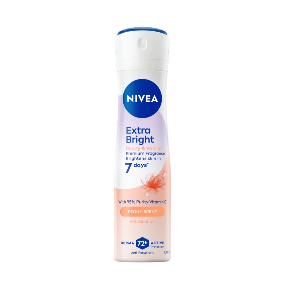 NIVEA Extra Bright Peony&Vanilla Spray