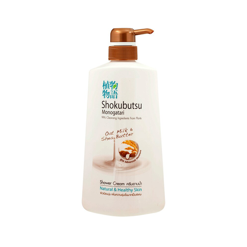 SHOKUBUTSU MONOGATARI Advanced Moisture Oat Milk & Shea Butter Shower Cream