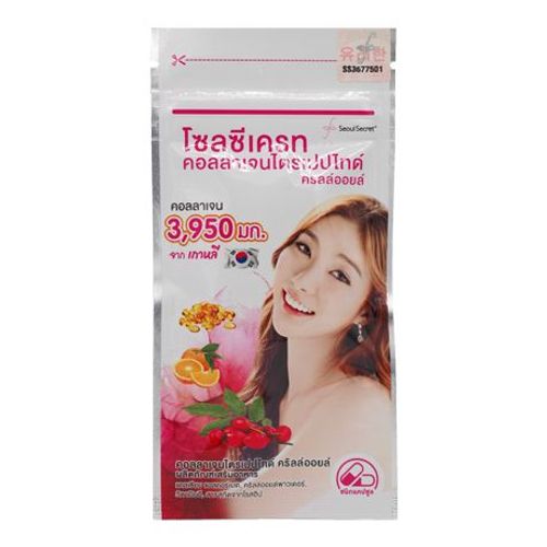 SEOUL SECRET Collagen Tripeptide Krill Oil (7 Capsule) ลด 0 