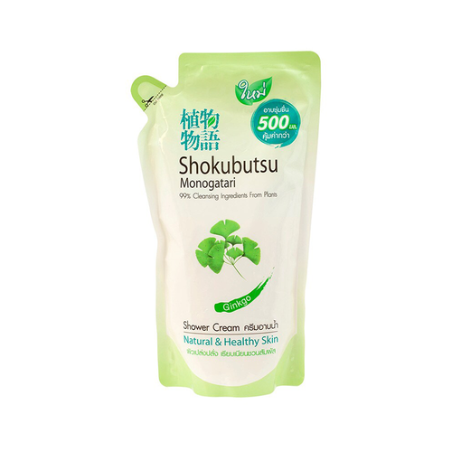 SHOKUBUTSU MONOGATARI Ginkgo Shower Cream Refill
