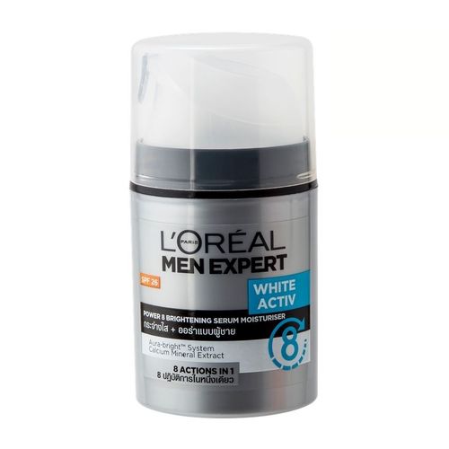 L'ORÉAL PARIS Men Expert White Activ Power 8 Brightening Serum Moisturiser SPF26