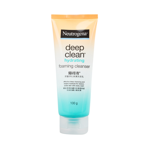 neutrogena deep clean hydrating foaming cleanser
