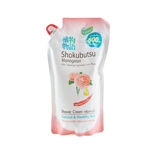 SHOKUBUTSU MONOGATARI Japanese Camellia Shower Cream Refill
