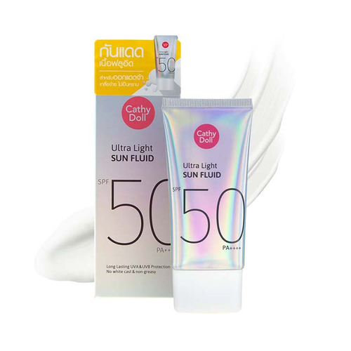 CATHY DOLL - Ultra Light Sun Fluid SPF50 PA++++