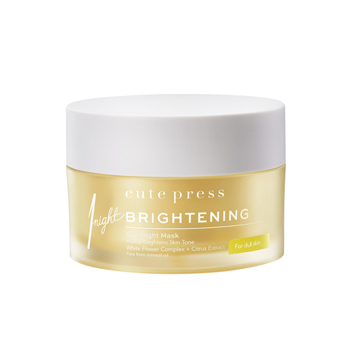 CUTE PRESS 1 Night Brightening Overnight Mask ลด 15 