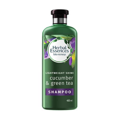 HERBAL ESSENCES Lightweight Shine Cucumber & Green Tea Shampoo ลด 39 
