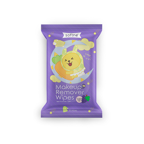 SOFTNE Makeup Remover Wipes Green Seed Oil