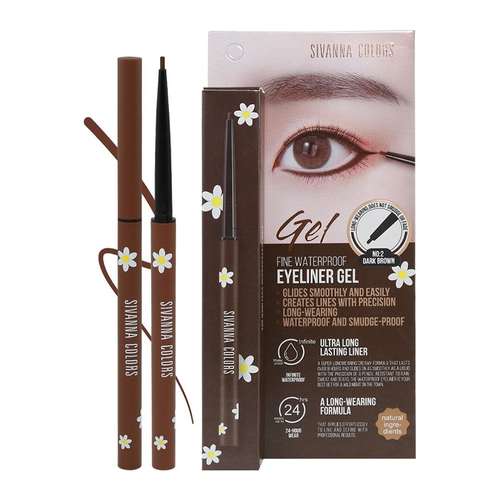 SIVANNA COLORS - Fine Waterproof Eyeliner Gel