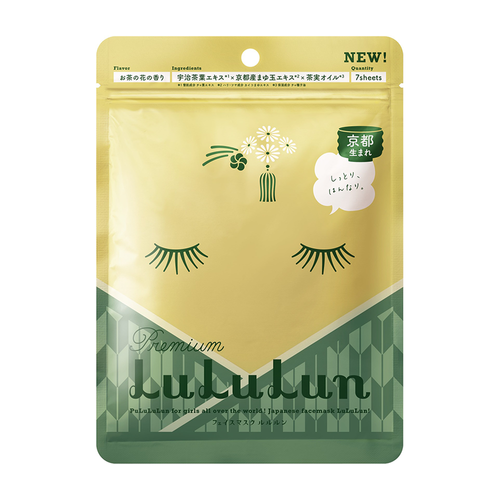 LULULUN - Face Mask Kyoto Green Tea 7 Days