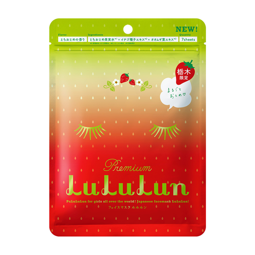 LULULUN Face Mask Strawberry Tochigi 7 Days