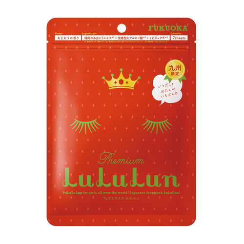 LULULUN Face Mask Amaou Strawberry Fukuoka 7 Days