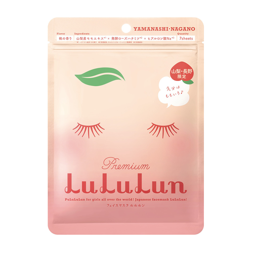 LULULUN - Face Mask Peach Yamanashi Nagano 7 Days