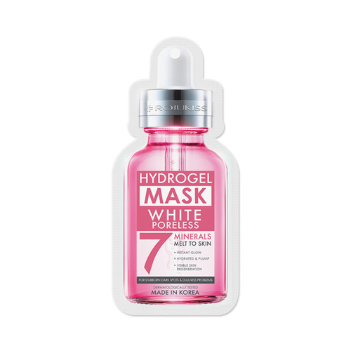 ROJUKISS - White Poreless Hydrogel Mineral Mask 7