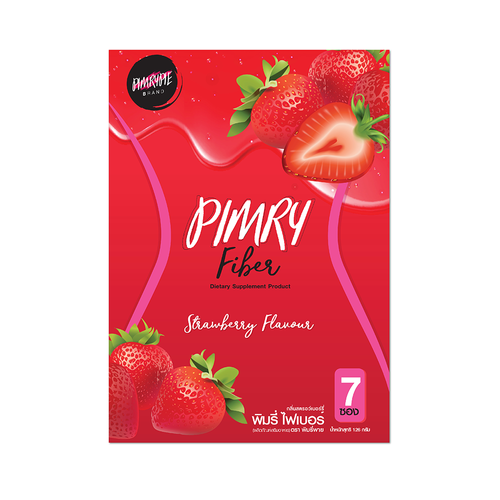 PIMRYPIE Fiber Strawberry Flavour ลด 0 