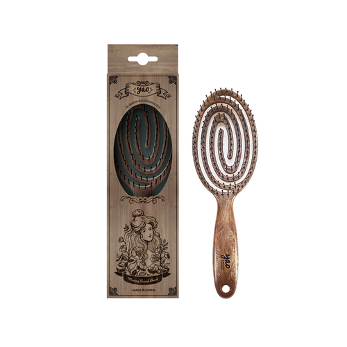 YAO - Moving Round Brush Wooden Texture