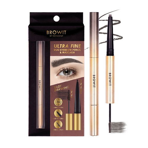 BROWIT - Ultra Fine Duo Eyebrow Pencil & Mascara