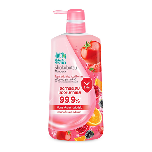 SHOKUBUTSU MONOGATARI Brightening Fresh and Protect Shower Cream