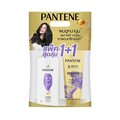 PANTENE - Shampoo Total Damage Care + 3 Minute Miracle Total Damage Care Conditioner