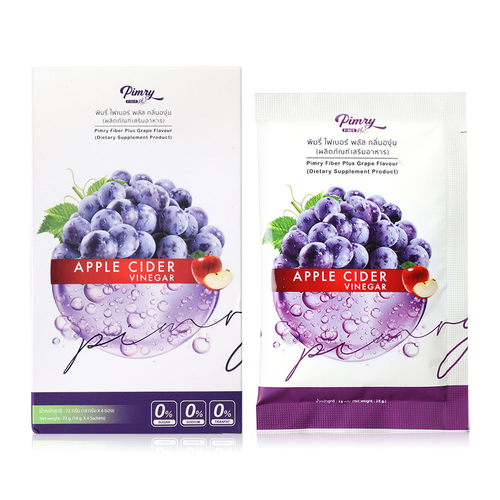 PIMRYPIE - Fiber Plus Grape Flavour Apple Cider Vinegar