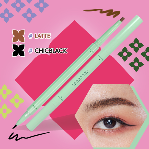 MESANE - Tongmont 2 In 1 Brow Liner + Eye Liner