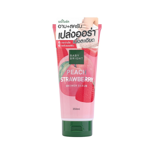 BABY BRIGHT Peach Strawberry Shower Scrub