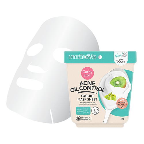 CATHY DOLL - Acne Oil Control Yogurt Mask Sheet