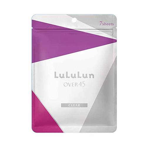 LULULUN Over 45 Facial Mask Clear (Iris Blue)