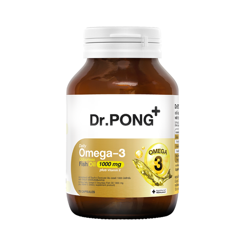 DR.PONG - Daily Omega-3 Odourless Fish Oil 1000mg Plus Vitamin E