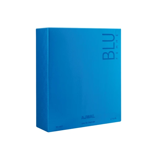 Ajmal Blu Femme Eau De Parfum – 50 Ml, Blumig-frischer Duft Für Frauen, Mit Rose & Vanille