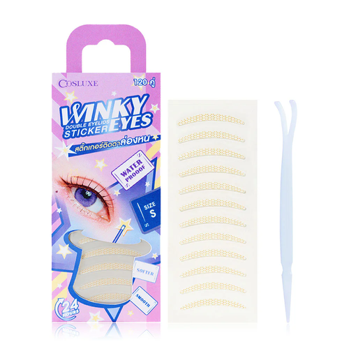 COSLUXE - Winky Eyes Double Eyelids Sticker Size S