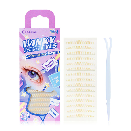 COSLUXE - Winky Eyes Double Eyelids Sticker Size M