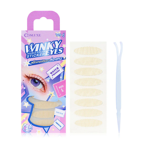 COSLUXE - Winky Eyes Double Eyelids Sticker Size L