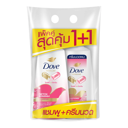 DOVE - Micellar Detox Nourishment Shampoo+Conditioner