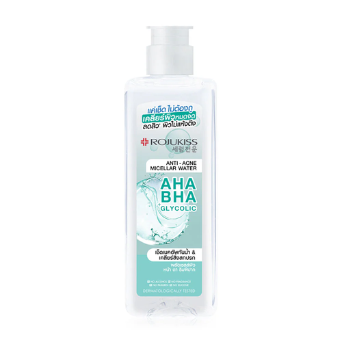 ROJUKISS - AHA + BHA Glycolic Anti-Acne Micellar Water
