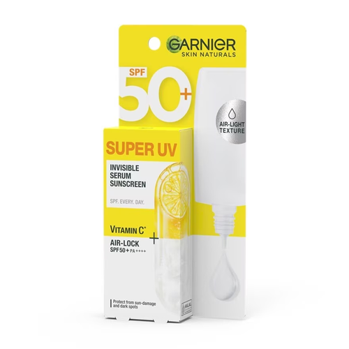 GARNIER - Skin Naturals Super UV-Invisible Serum Sunscreen SPF50+ PA++++