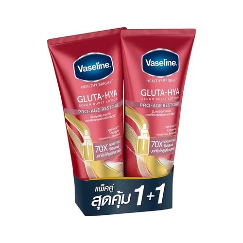 Vaseline GLUTA-HYA PRO-AGE RESTORE 2本 Vaseline Healthy Bright Gluta-Hya Lotion Pro-Age Restore 300