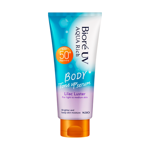 BIORE - UV Aqua Rich Body Tone Up Serum Lilac Luster SPF50+ PA+++
