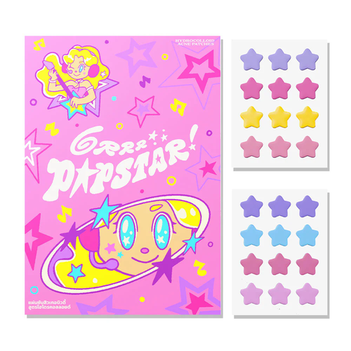 GRRRBEAUTY - Popstar Hydrocolloid Acne Patches