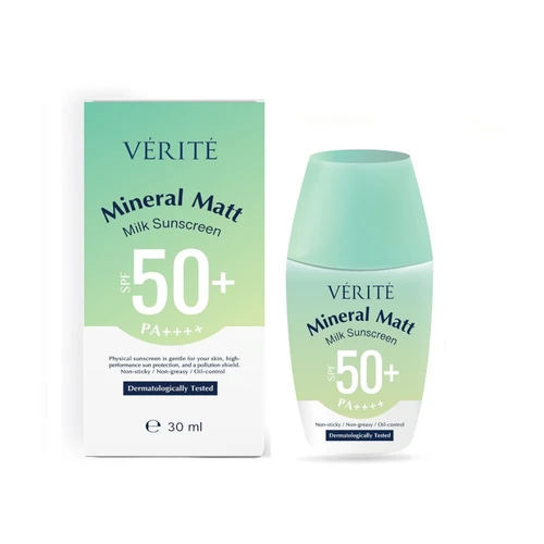 Verite Mineral Matt Milk Sunscreen SPF50+ PA++++