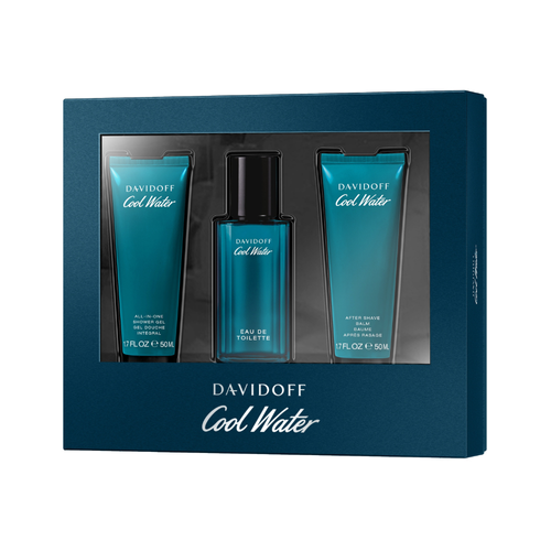 DAVIDOFF - XM24 Cool Water for Men EDT + Shower Gel + After Shave Balm