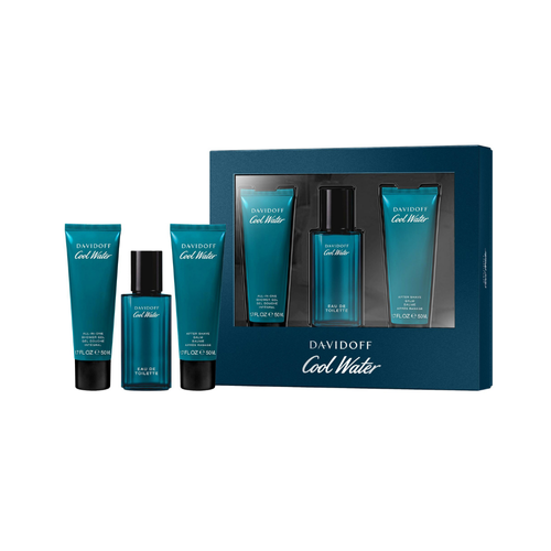 DAVIDOFF - XM24 Cool Water for Men EDT + Shower Gel + After Shave Balm