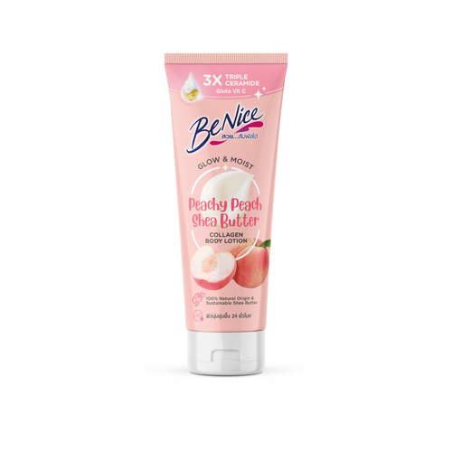 BENICE - Glow & Moist Peachy Peach Shea Butter Collagen Body Lotion