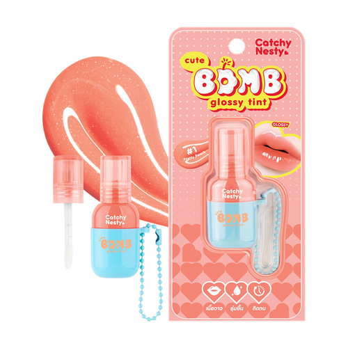 CATCHY NESTY - Cute Bomb Glossy Tint