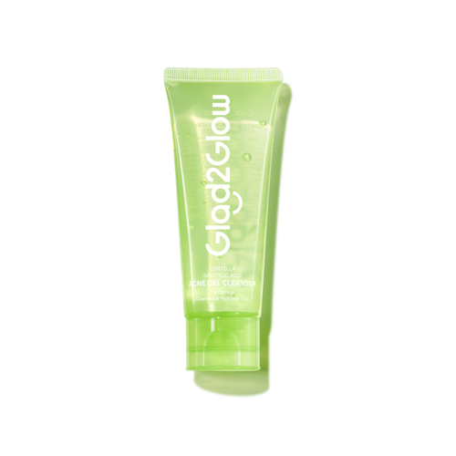 GLAD2GLOW Centella Salicylic Acid Acne Gel Cleanser