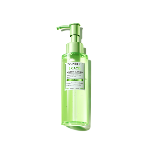 SKINTIFIC - 3X Acid Acne Gel Cleanser
