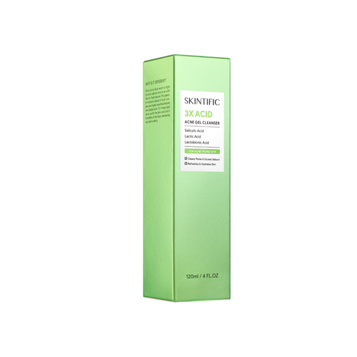 SKINTIFIC - 3X Acid Acne Gel Cleanser